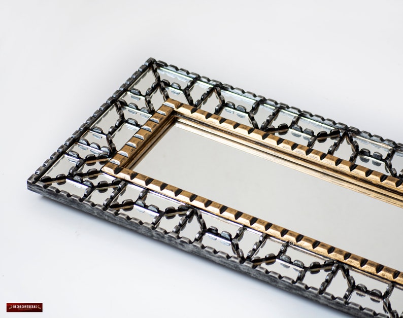 Peruvian Extra Large Narrow Mirror 39.9"H Home Wall Decor - Thumbnail 4
