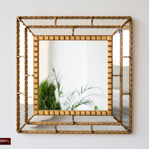 Gold Decorative Accent Mirror Wall 18.1 From Peru Etsy