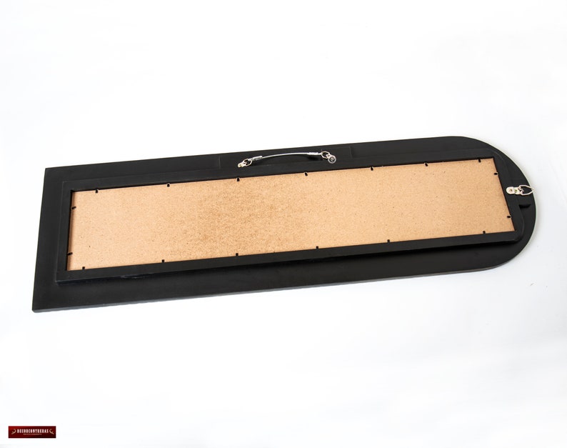 Large Narrow Hanging Mirror Home Wall Decor Gold Frame Etsy