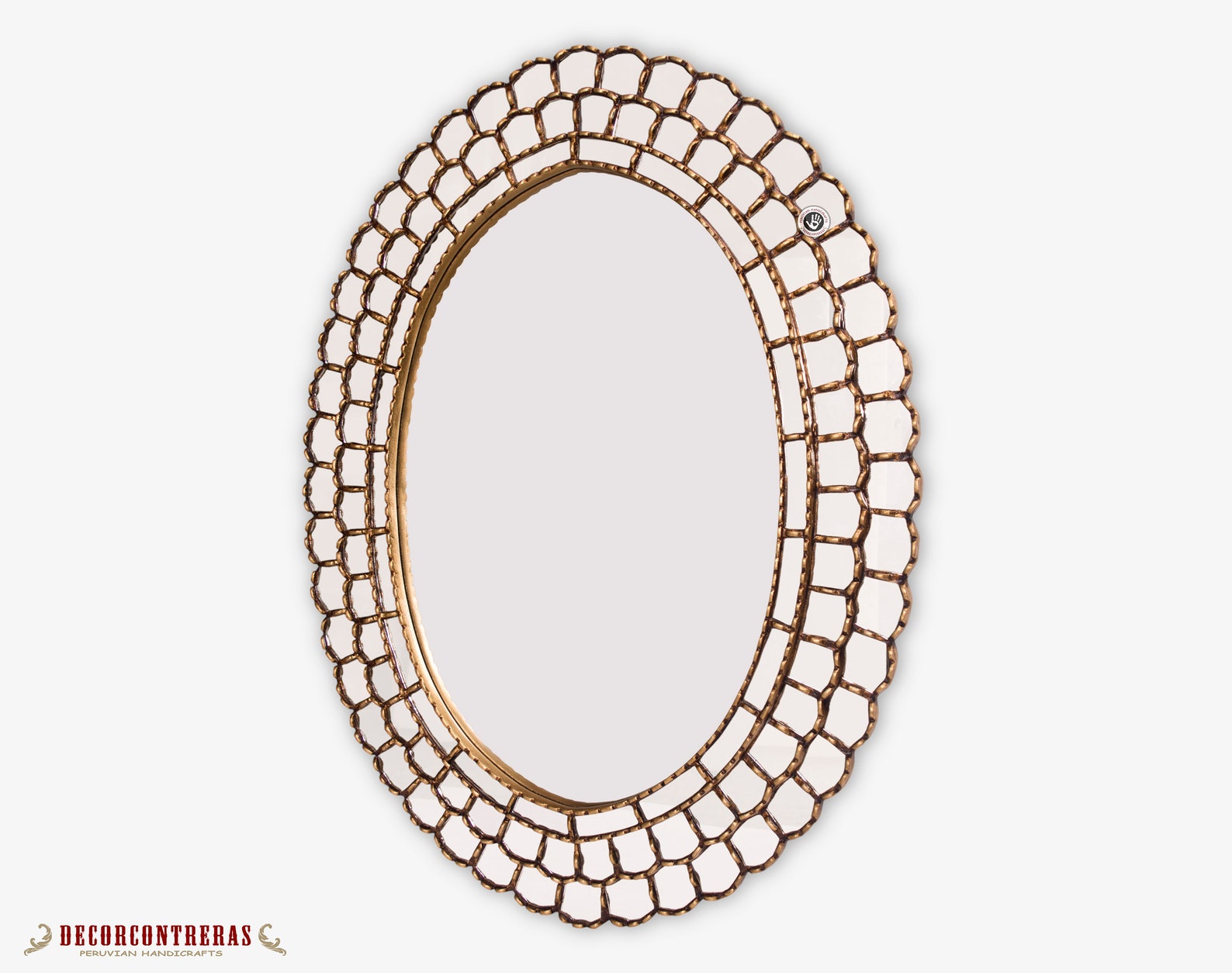 Extra Large Oval wall Mirror 36x28 Gold Wood Framed Etsy
