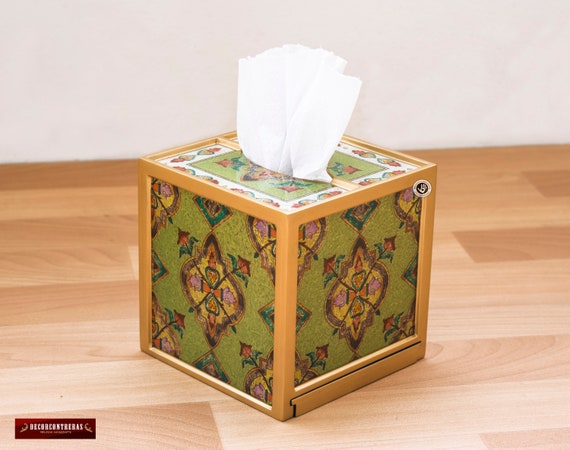 tissue box cover glass