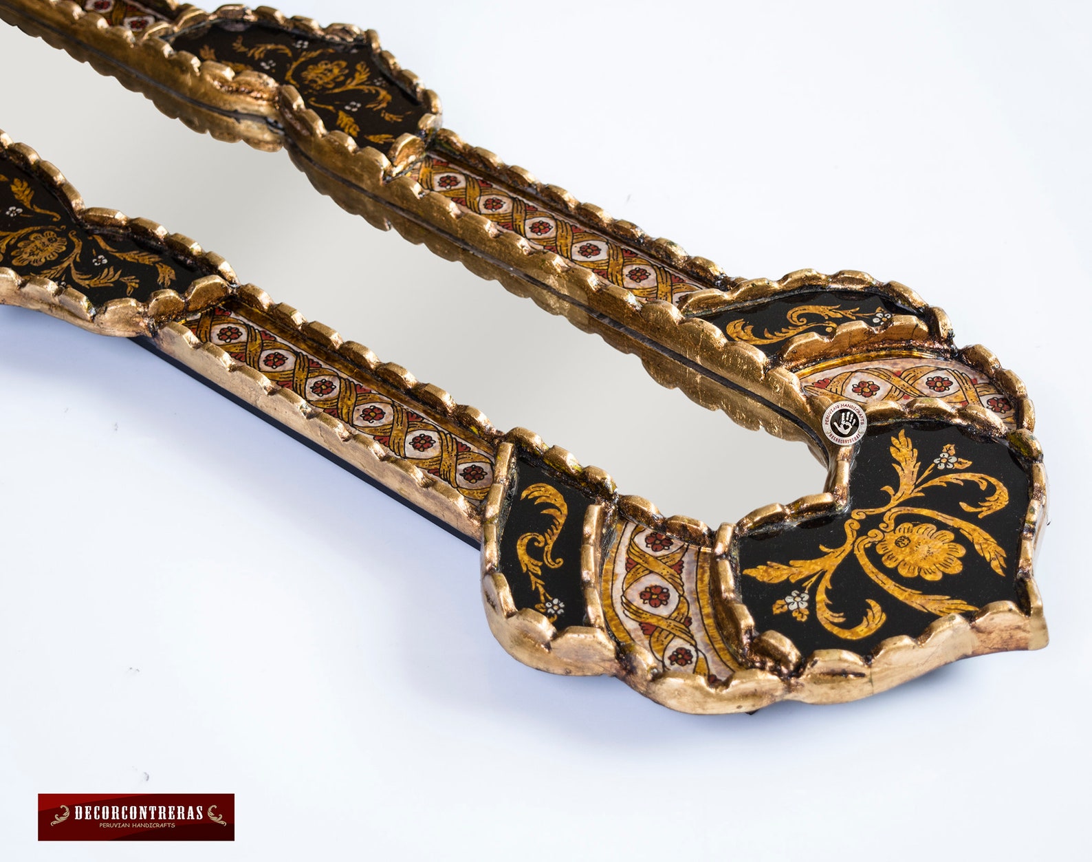 Long Narrow Rectangular Wall Mirror 35.4 Painting on Etsy