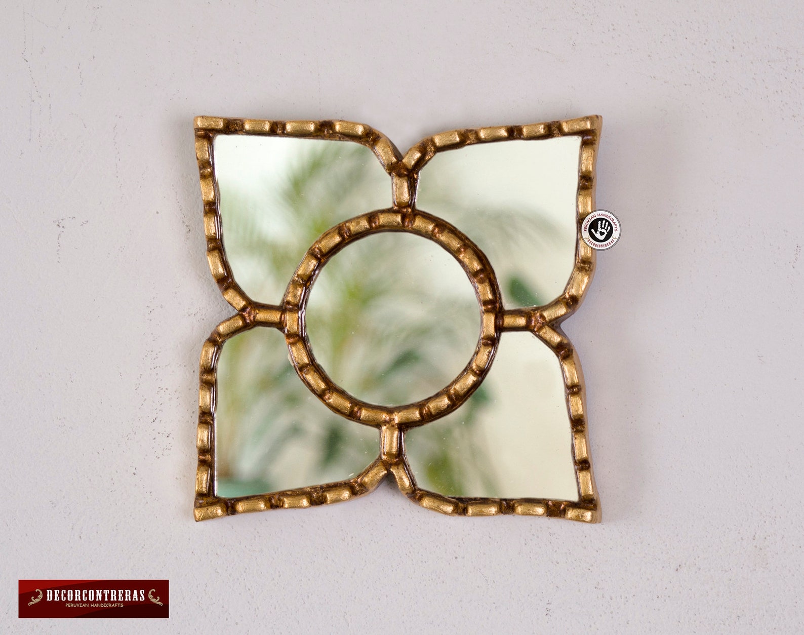 Small Gold Accent Mirror Set 3 for Wall Decorative Collection Etsy