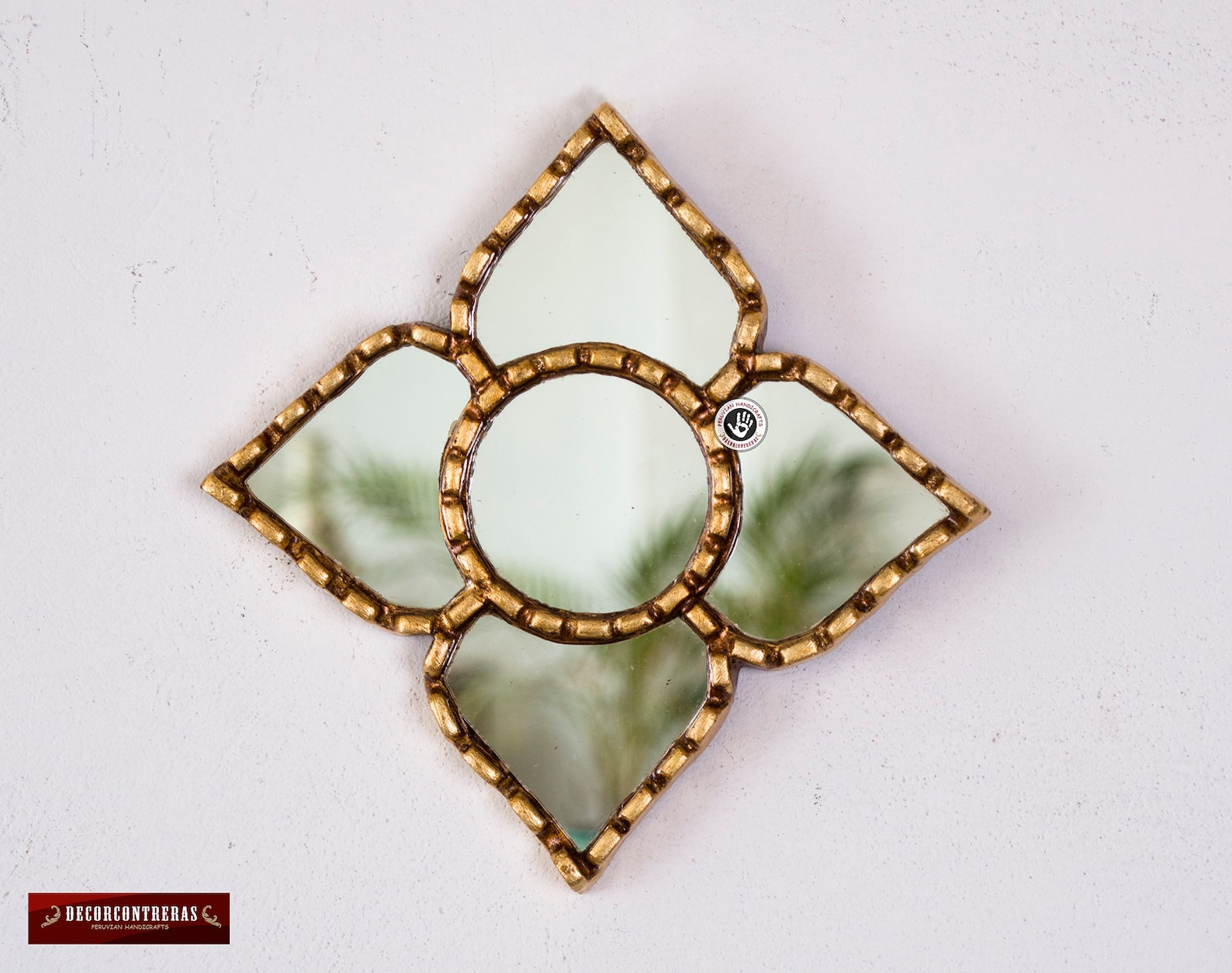 Small Gold Accent Mirror Set 3 for Wall Decorative Collection Etsy