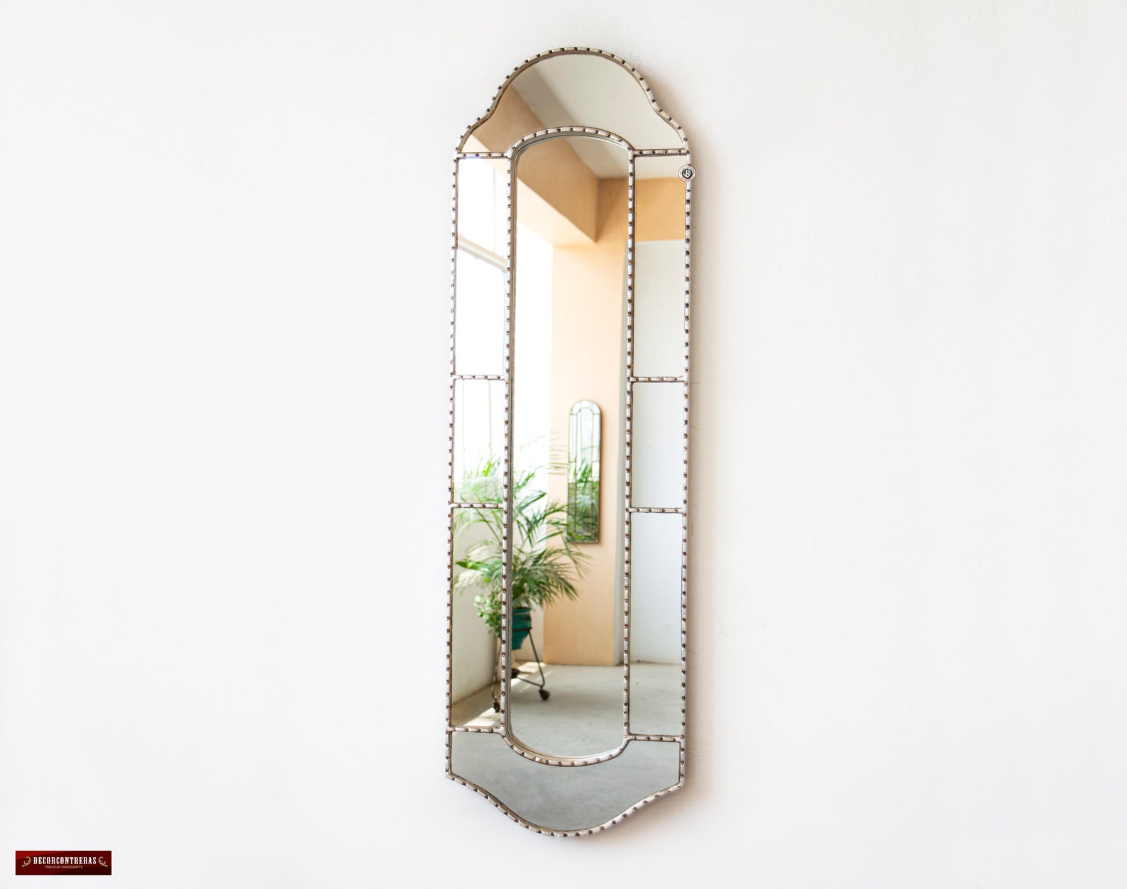 Large Narrow Mirror Wall Decorations Handmade Long Wall Etsy