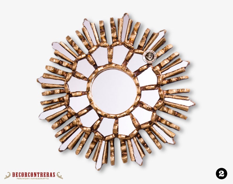 3 Piece Small Decorative Mirror Set 7.8 Handcrafted Etsy