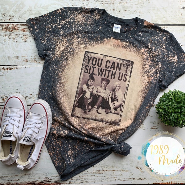 B&S Boutique You Can't Sit with Us Hocus Pocus Witchers Maglietta Grigio Donna Size S