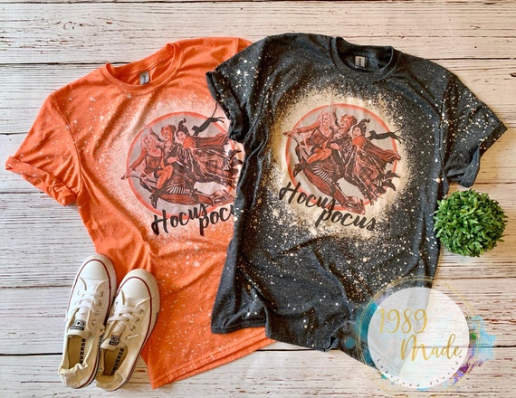 Vintage Hocus Pocus Bleached Dyed Shirt