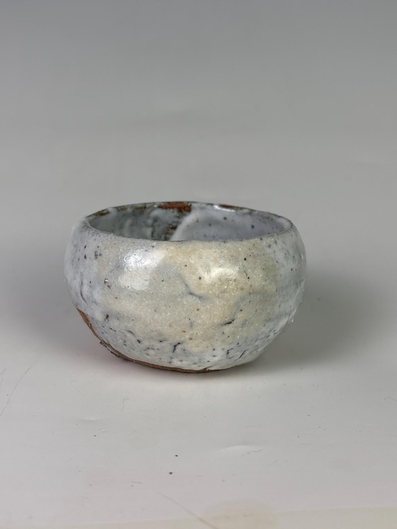 Wood Fired Cup (Yunomi) with Nuka (rice husk ash) glaze