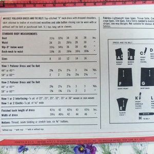 VINTAGE 1979 Simplicity 9285 V-neck Dress Pattern sz 12 UNCUT image 2