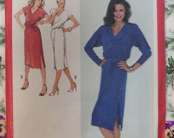 Dell'annata 1979 semplicità 9285 con scollo a v abito modello sz 12 UNCUT