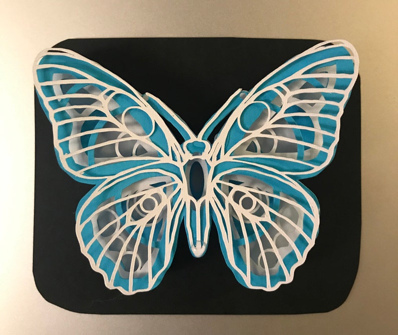 Download 3d Layered Butterfly Svg Etsy