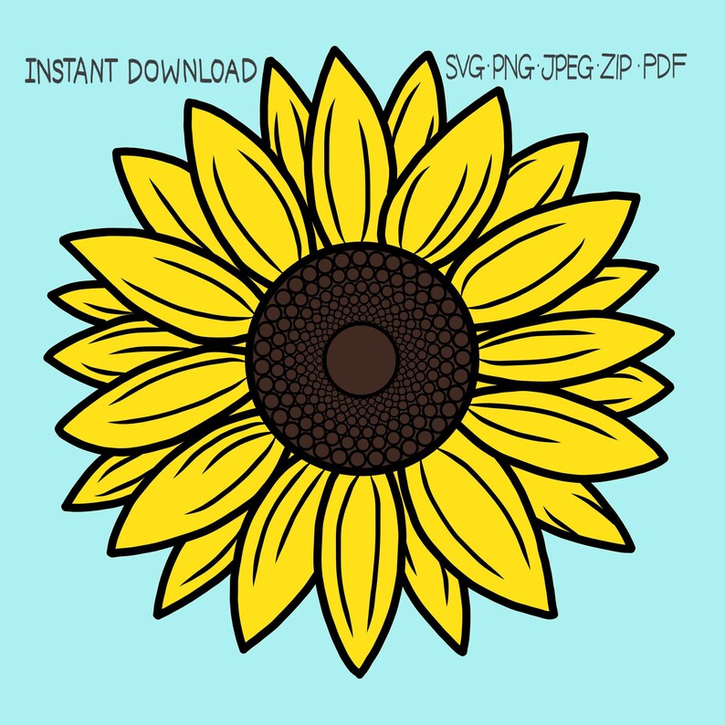 Free Free 182 Sunflower Layered Svg Free SVG PNG EPS DXF File