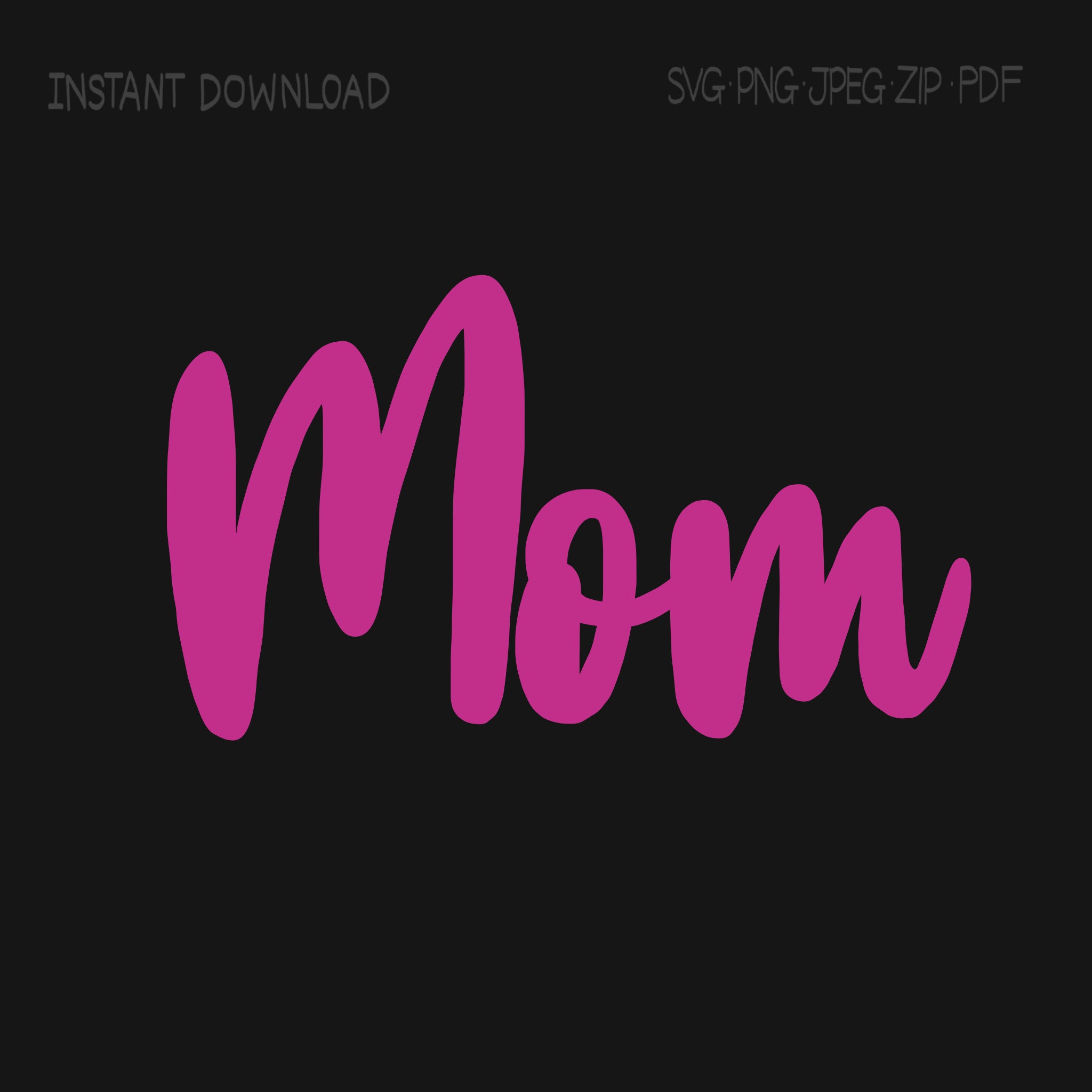 Mom Heart SVG Mother's Day Mama Mum Mom Heart SVG - Etsy