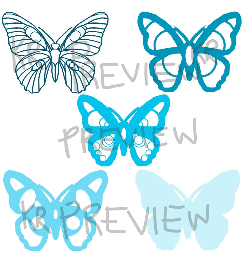 Download 3d Layered Butterfly Svg Etsy
