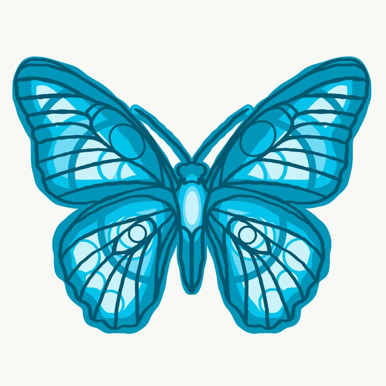 Download 3d Layered Butterfly Svg Etsy
