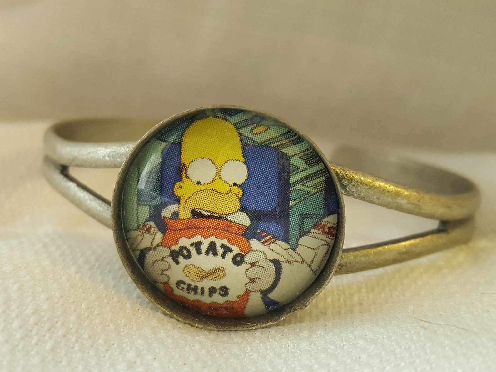 Astronaut Homer Simpson Cuff Bracelet Mmmm...accessory - Etsy