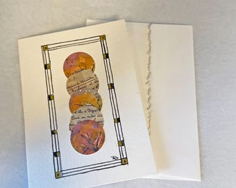 Collage Greeting Card | Mixed Media Original Art