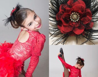 dance costume hair pieces