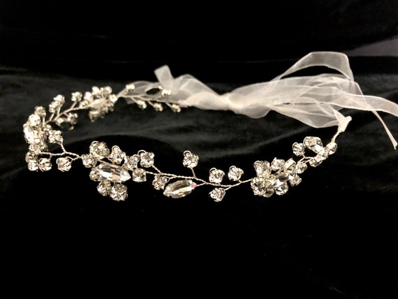 1st Communion Crown Headband, Crystal Headband, Communion Tiara Crown, Communion Crown, Baby Halo Crown Birthday Wreath, Wedding