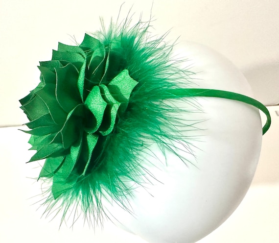 Christmas Headbands, Flower Headband, Red Headband, White Headband, Green Christmas Wedding Flower Headband, Stocking Stuffer Gift for girl
