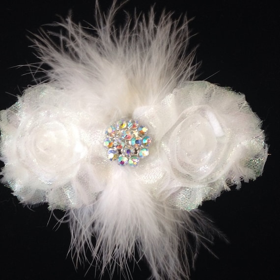 Dance Costume Hair Clip White Glitter Hair Clip Glitter Etsy