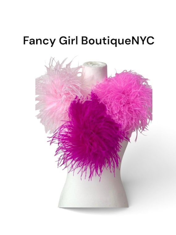 Dusty Rose Feather Corsage Pin, Mocha Chocolate Brown, Olive Green,Red, White Beige, Black,Navy Silver, Red,Large Ostrich Feather Brooch Pin