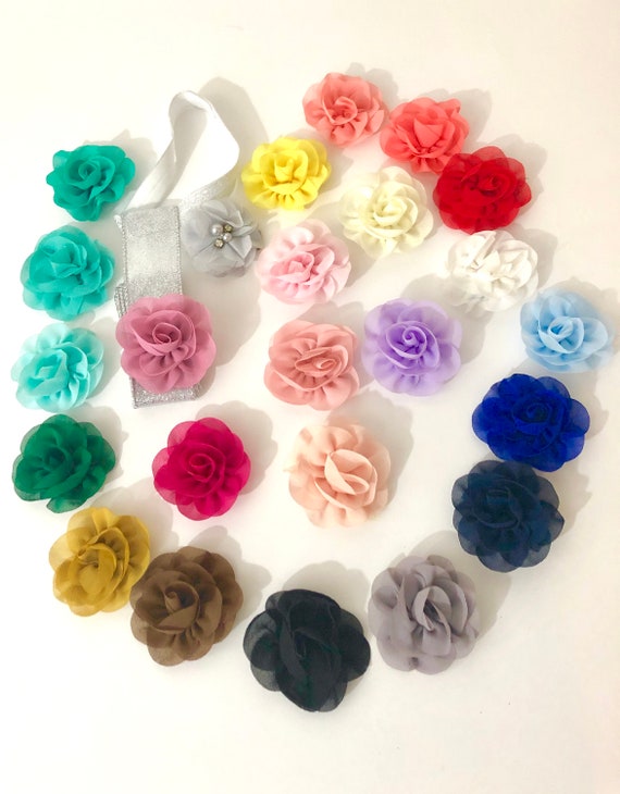 baby flower clips
