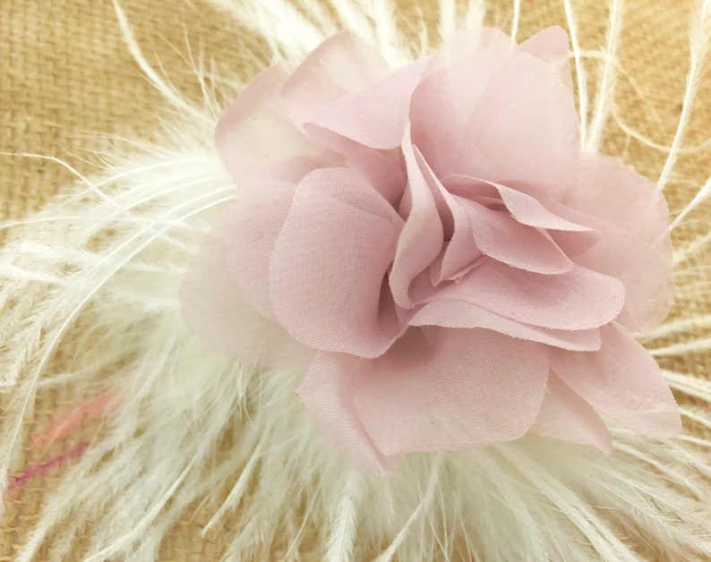 Wedding Floral Hair Clip Pale Pink Clip Mint Flower Girl Hair Clip Blush Flower Hair Clip Lilac Flower Hair Clip Easter Flower Clip