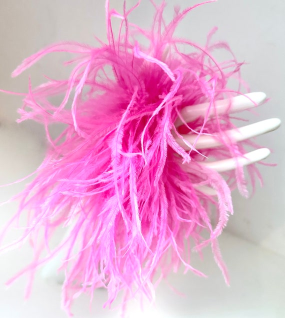 Ostrich Feather Wrist Cuffs, Feather Cuffs, Feather Shoe Clip, Feather Hair Clip, All colors, All Levels of Fullness PLY, Feather Trim,