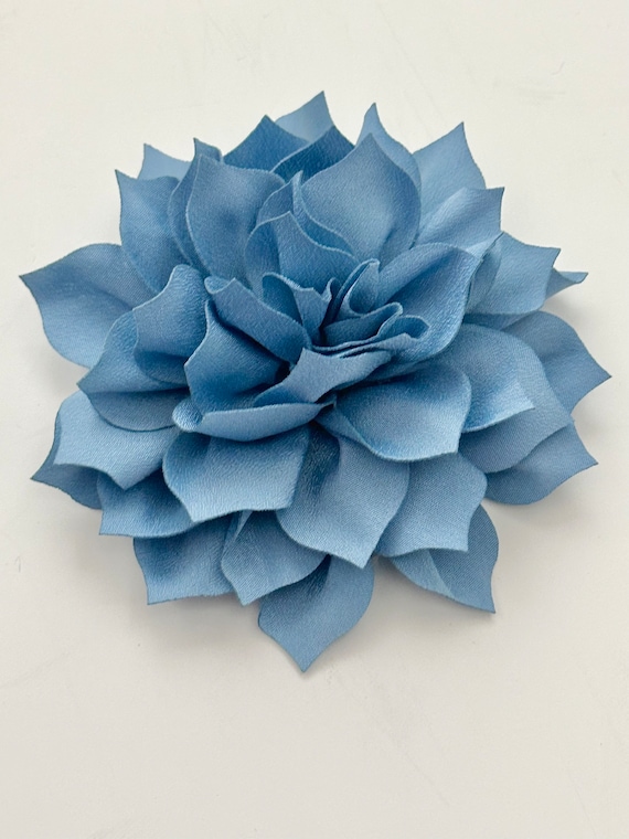 Blue Flower clips, Navy, Royal Blue, Turquoise, Light Blue, Faded Blue Flower Clips, Wedding Hair Clips,  Bridal  Hair Accessories,