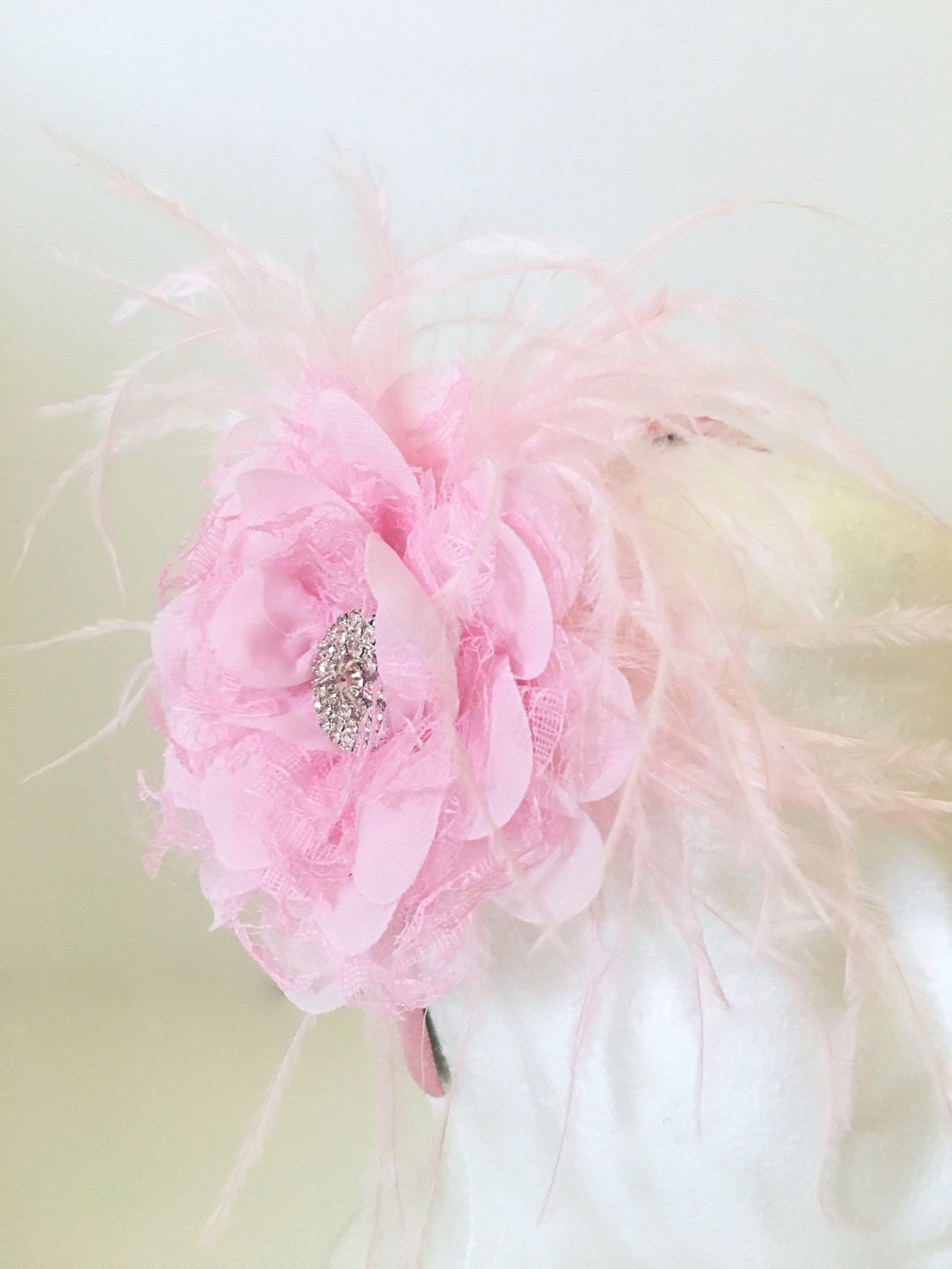 Ivory Fascinator HeadbandBridal FascinatorWedding Headpiece Etsy