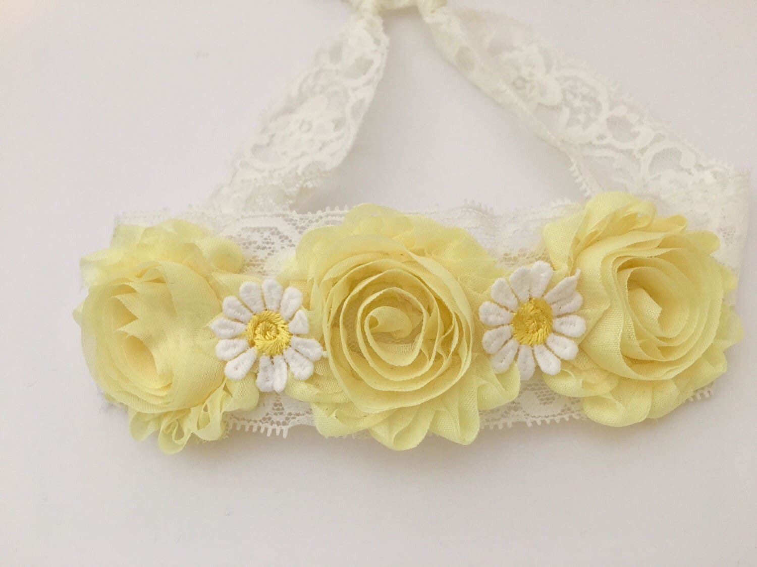 daisy baby headband