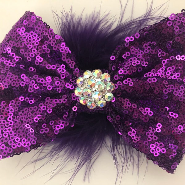 Royal Blue Hair Clip Etsy