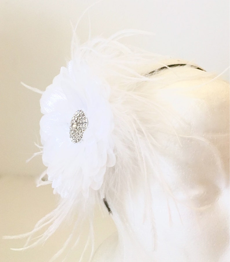 Ivory Fascinator HeadbandBridal FascinatorWedding Headpiece Etsy