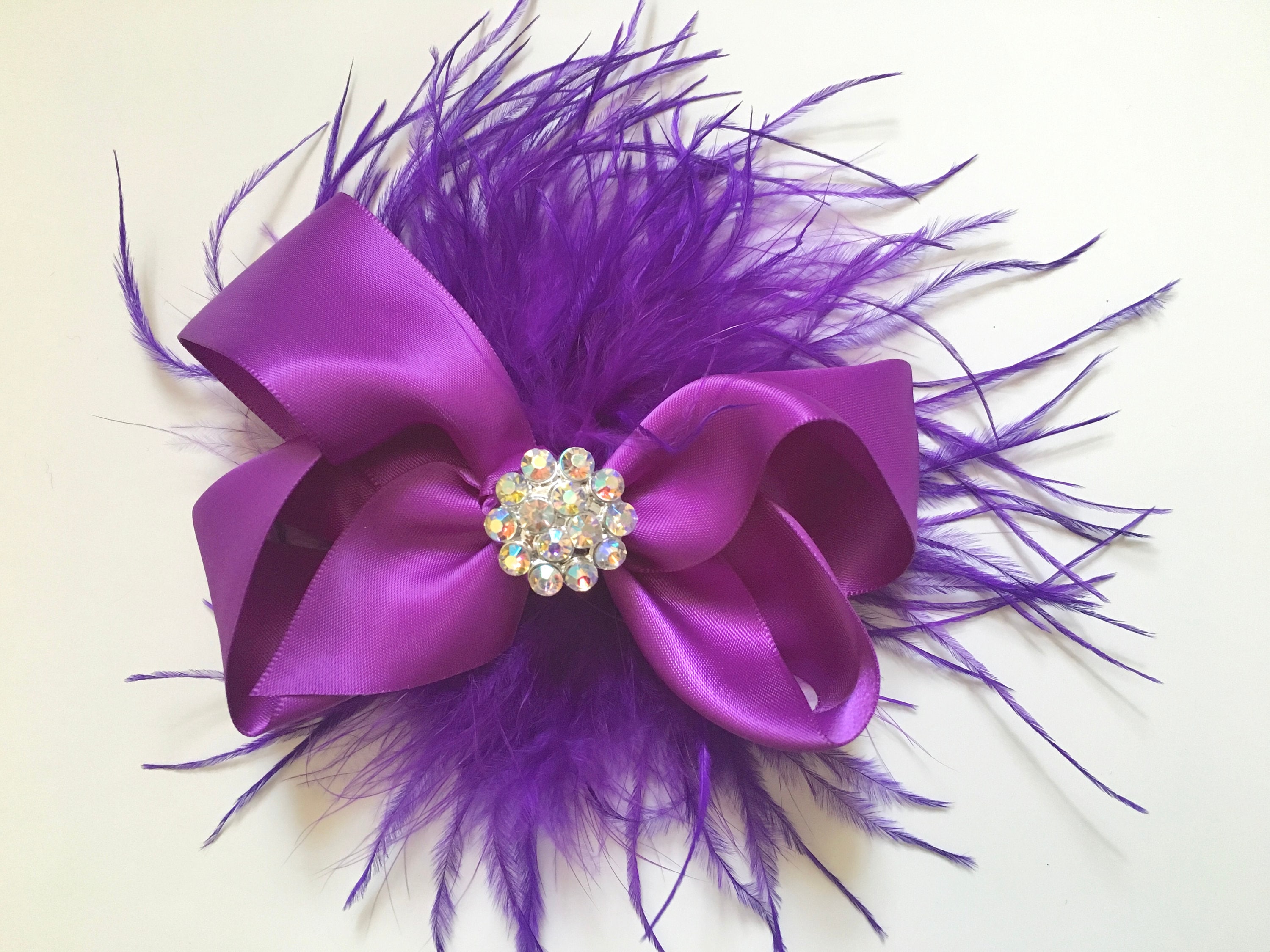 Lavender Hair Bow Lavender Hair Clip Pink Hair Bow Purple Etsy