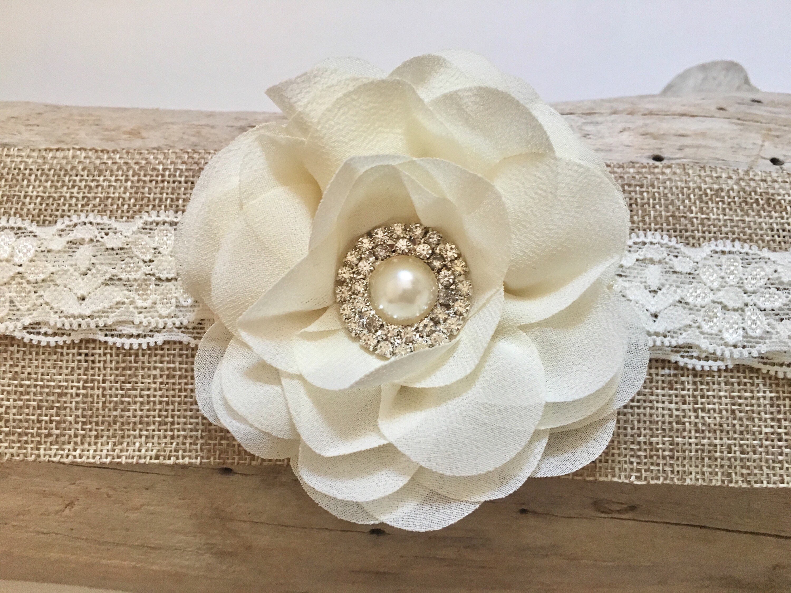 lace baby headband