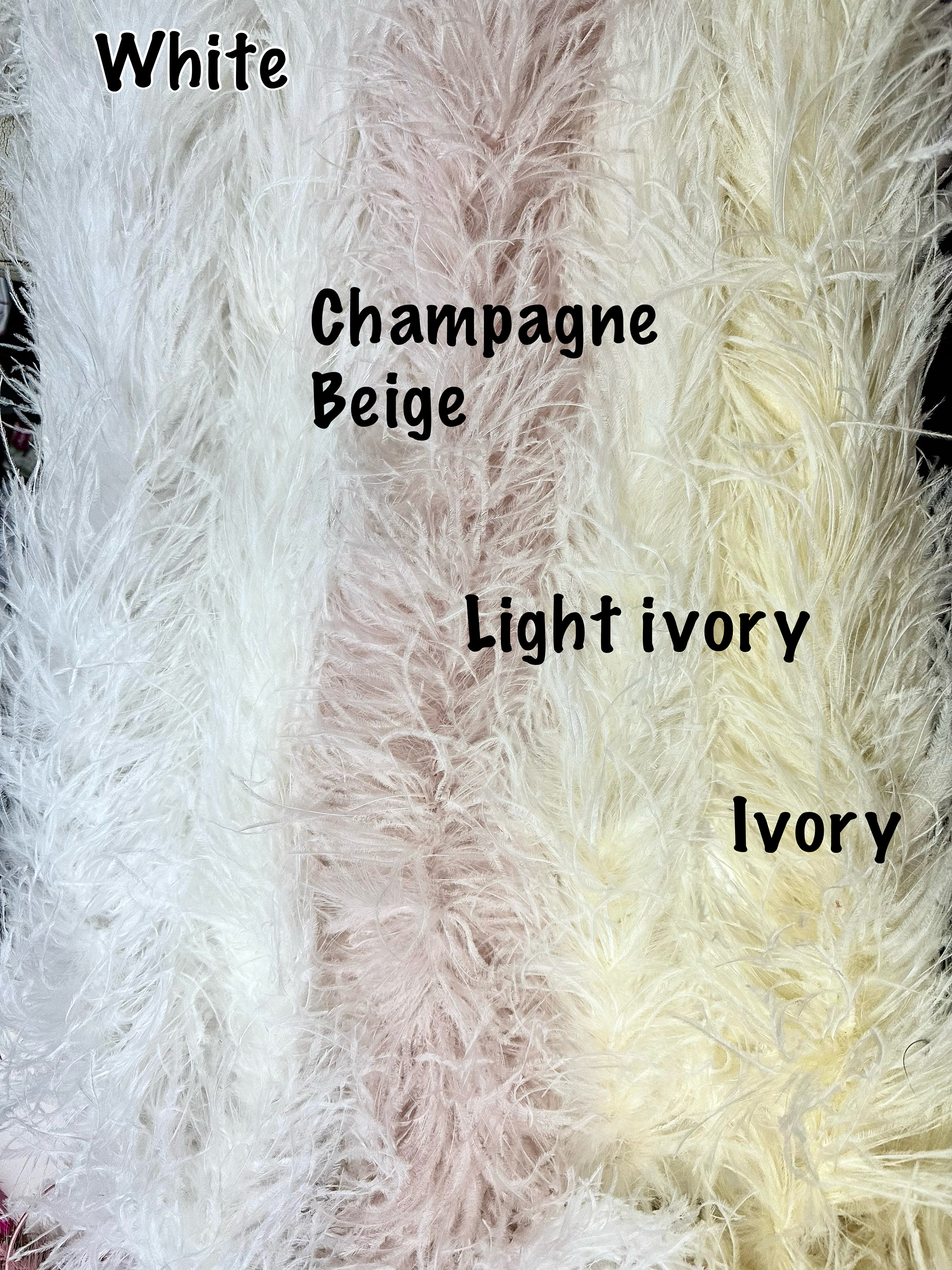 Ostrich Feather Trim, Add on Feather for Cuffs, Shoes, Ostrich feather  Wrist Band Feather Shoe Clips, Feather Trim All Colors/ Ply's