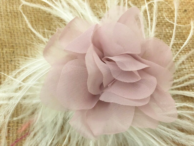 Wedding Floral Hair Clip Pale Pink Clip Mint Flower Girl Hair Clip Blush Flower Hair Clip Lilac Flower Hair Clip Easter Flower Clip