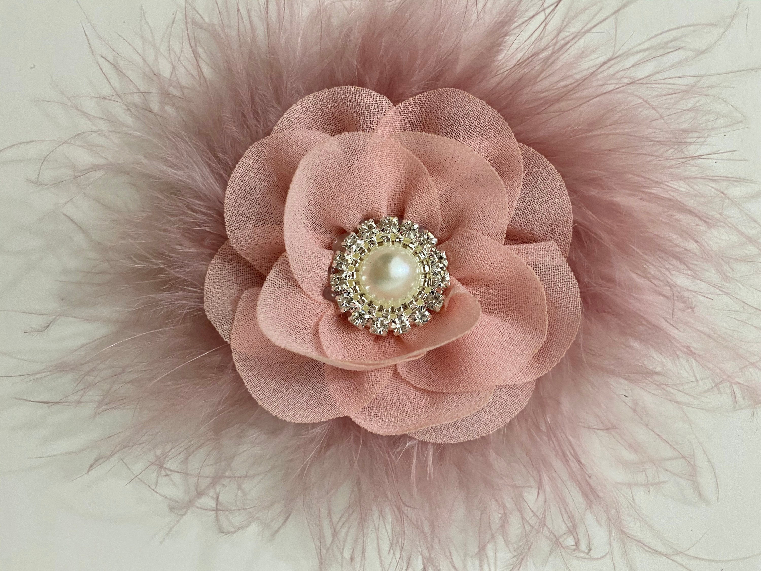 baby pink hair clips