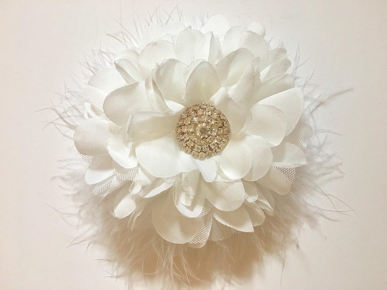 floral hair clips wedding