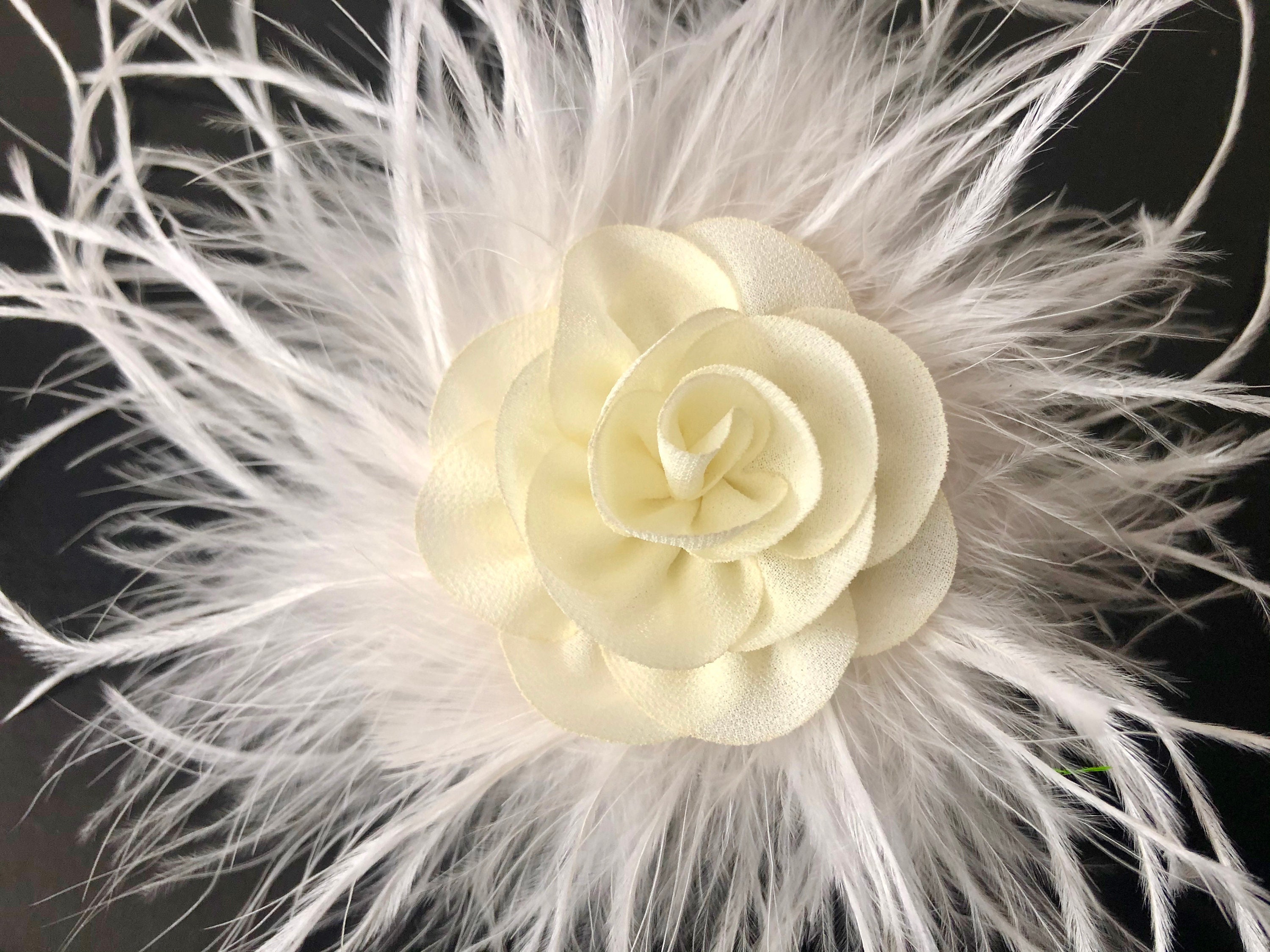coral flower hair accessories