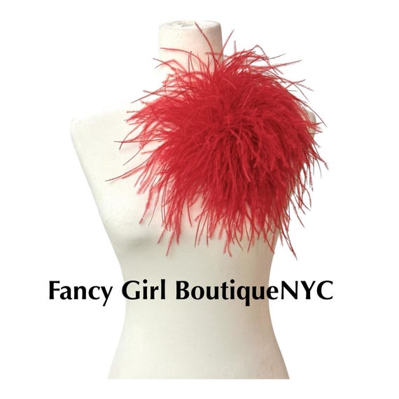 Red Feather Brooch Pin, Large Ostrich Feather Pin,Dark Green, Emerald, Mocha Brown, Seaweed Green Olive Beige,Black,Navy Beige, Gold,Silver