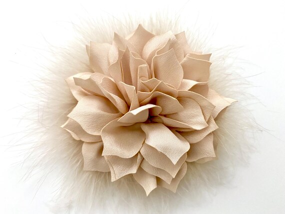 Wedding Flower Hair Clips, Matching Hair Clips, All colors, White, Beige, Blush, Pink Beige, Navy, Dusty Rose, Green, Flower Hair Clips