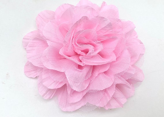 Pink Peony Flower Clip Big Flower Clip Wedding Bridal Flower