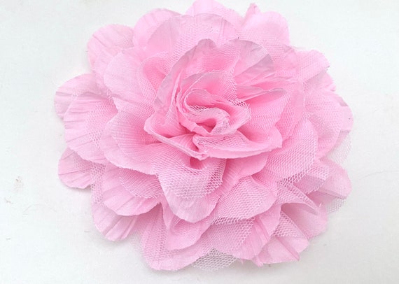 Pink Peony Flower Clip, Big Flower Clip, Wedding Bridal Flower Clip, White, Ivory, Pink Large Flower Clip, Custom Wedding Headpiece