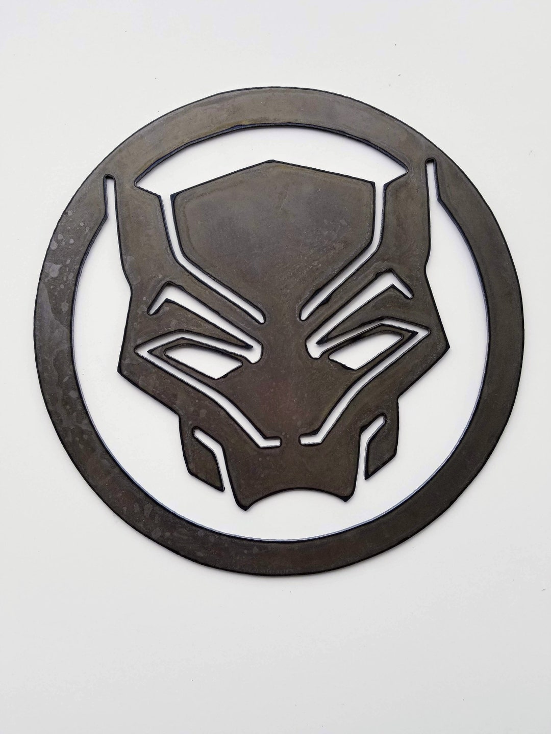 Black Panther Metal Art Etsy