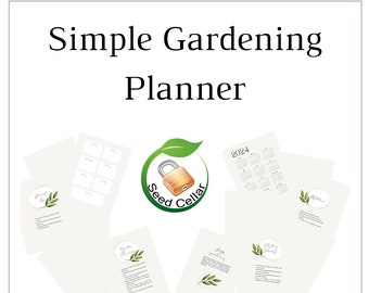 Printable Garden Planner for Beginners (Digital Download)