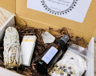 House Cleansing Kit for Spiritual cleansing and renewal, Energy Clearing Kit, Spirit Cleansing Box, House Blessing Kit, Spiritual Gift Box