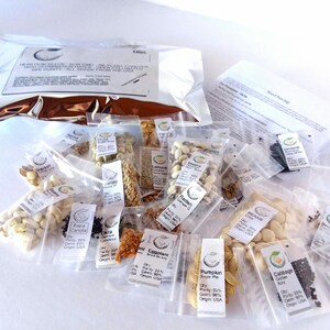 Emergency Survival Vegetable Heirloom Seed Pack Non-Hybrid Survival Seed Kit Seed Bank Garden Kit image 2